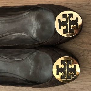 Tory Burch Quilted Leather Ballet Flat